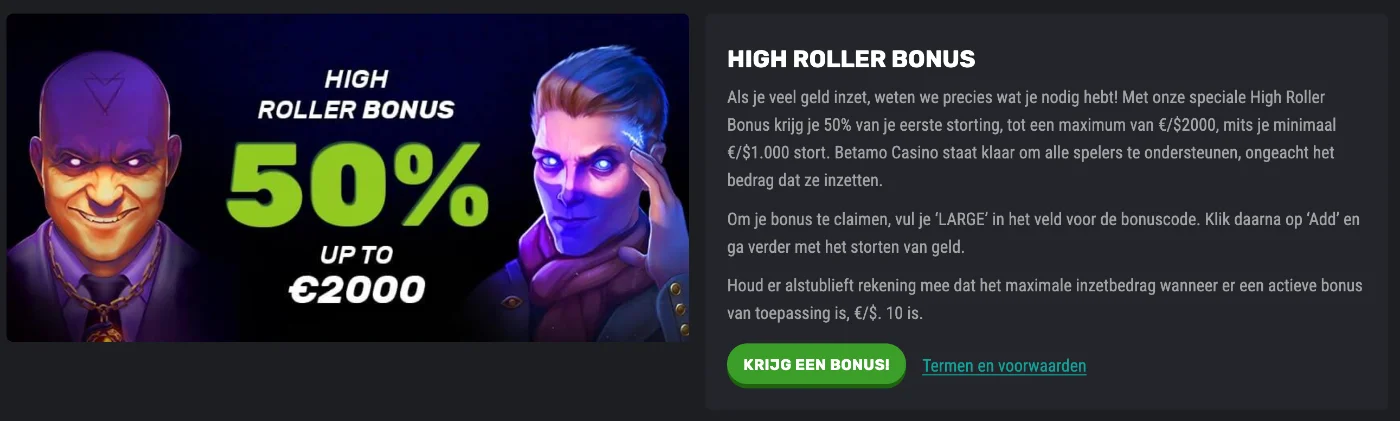 Betamo Casino promoties wekelijkse toernooien en herlaadbonussen